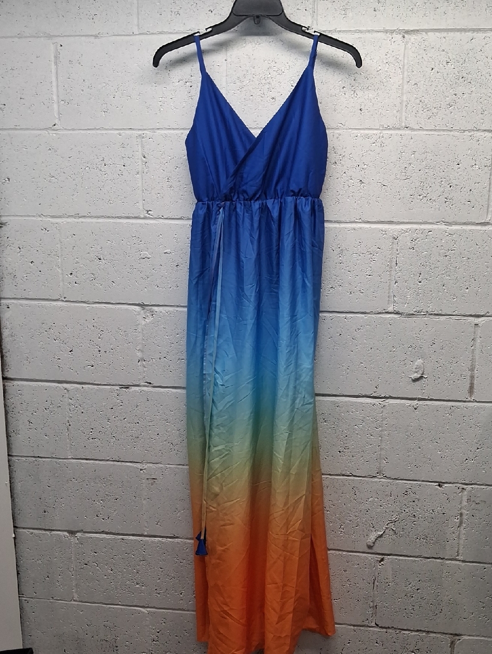 NWOT Womens Chicme Royal Blue Ombre Maxi Dress